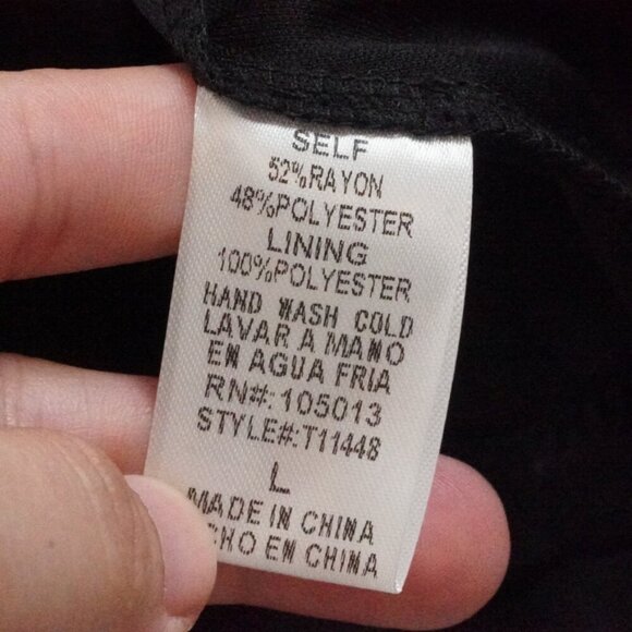 Savanna Jane Embroidered Blouse Womens Large Black Boho - Picture 5 of 10